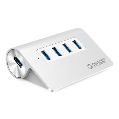 China ORICO Aluminum Alloy Charger All Aluminum Alloy Cheap Mac Style USB Dock Expansion Desktop 4-Port USB 3.0 HUB M3H4 for sale