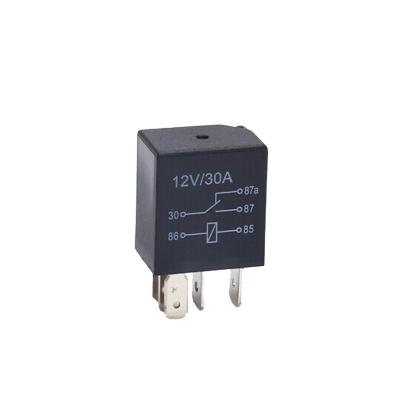 China Micro Silver Alloy 12v 24v 30a Auto Relay With 5 Pin for sale