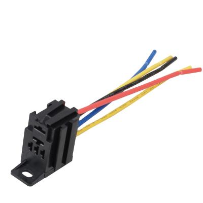 China 5 Pin 30A Micro Sealed Auto Relay Socket for sale