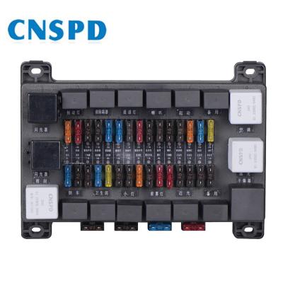 China BUS 12V 24V Electrical Central Fuse And Relay Box for sale