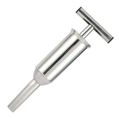 China Household Household Stainless Steel Casing Making Sausage Big Hand Push Sausage Stuffer Tool for sale