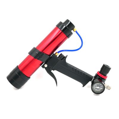 China 310ML 10oz Pneumatic Caulking Gun Cartridge Air Cartridge Caulking Gun Glass Glue Aluminum Sealant Gun for sale