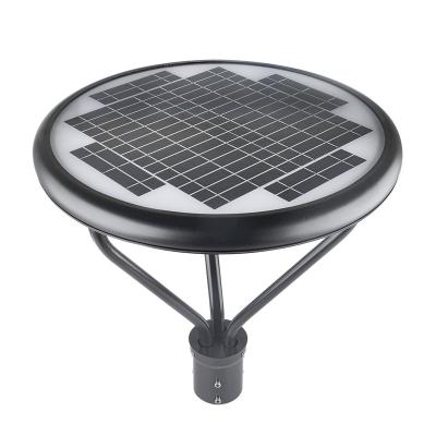 China Top Light Aluminum Die Casting LED Post Yard Garden Path Solar Powered Lamp Waterproof Outdoor Led Solar Street Light for sale