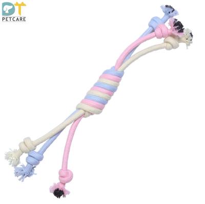 China Stored Pet Supplies New Pet Toy Molar Bite Heavy Duty Cotton Rope Ball Cat Dog Toy Puppy Toy for sale