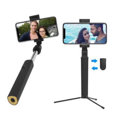 China Fold Wireless Selfie Stick k11 3 in 1 Live Photo Tripod Flexible Retractable Portable Selfie Cheap Stick for sale