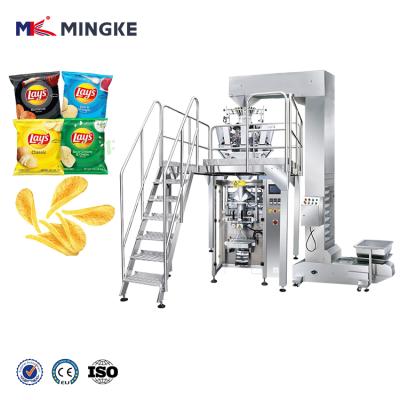 China Food Potato Chips Packing Machine, French Fries Snacks Weighing Packing Machine, 1kg Rice Packing Machine for sale