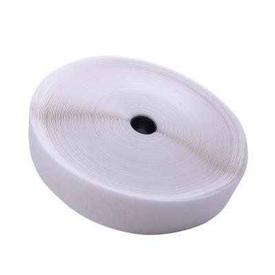 China Black And White Nylon Workable For Apparel Data Cable Management Belt Mushroom Hook And Loop Band Sew On Polyester for sale