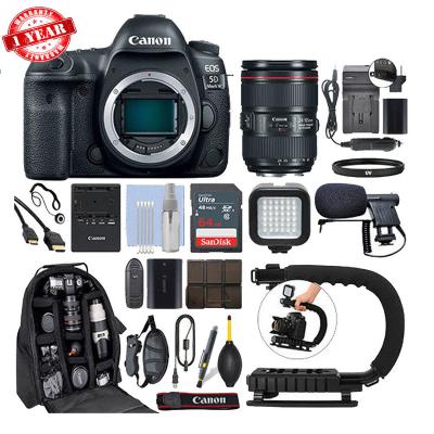 China Cheap Camera Wholesales For Canon EOS 5D Mark IV DSLR Camera & 24-105mm f/4L II USM Lens+ 64GB Pro Video Kit for sale