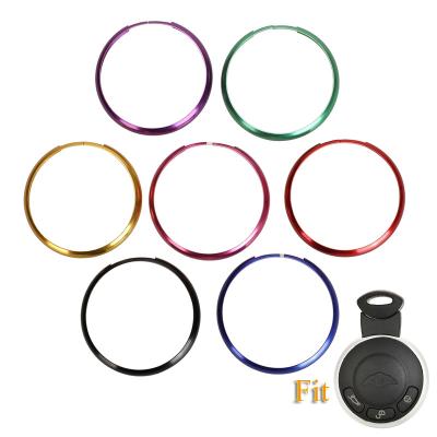 China Hot Selling Colorful Circle Key Rings For Mini Cooper Key Ring For Car Key Case Sku1676- FOB for sale