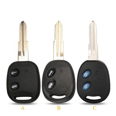 China Hot Sale For Chevrolet LOVA Sail Epica Lechi Spark Key 2 Mute Key Shell Sku 1405 Uncut Brass Blade Remote Buttons Key 2 for sale