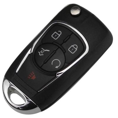 China Hot Sale Modified 5 Button Flip Folding Remote Key Shell Cover For Opel Buick Excelle Verano La Crosse Majestic Car FOB Sku741 Case for sale