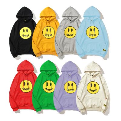 China Wholesale Breathable Fashion Hoodie Drew House House Smile Face Men Print Pullover Drew House Hoodie Men's Hoodies Sweatshirts Hip Hop for sale