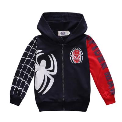 China Wholesale Cotton Cotton Kids Clothes Boys Coat Hoodies Kids T-shirt For Kids Baby Spiderman Clothing Long Sleeve Coat Support SL for sale