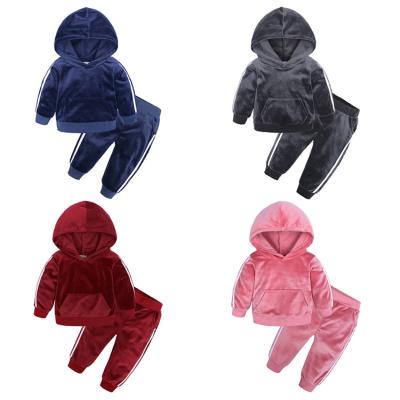 China Spring Casual New Autumn Children's Suit Baby Winter Home Wear Two-piece Suit for sale