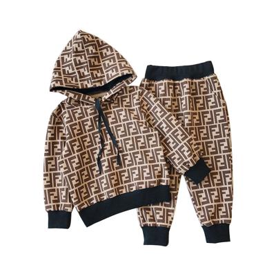 China Casual Hoodie Clothing Kids Sweat Suits Boys Girls Autumn Clothes Sets Children Sportswear for sale