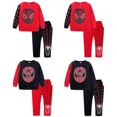 China Fashion Children Clothing Set Casual Sweater 2 Piece Outfit Home Casual Pant Set For Boys for sale