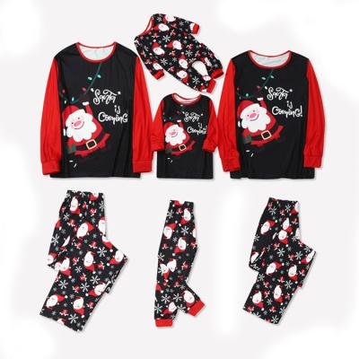 China 2022 Wholesale Breathable Matching Kids Sleepwear Family Christmas Halloween Striped Holiday Pajamas Kids Set Gift Christmas Pajamas for sale