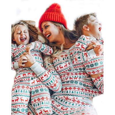 China 2021 Wholesale Breathable Family Matching Children Sleepwear Christmas Halloween Pajamas Holiday Striped Children Set Gift Christmas Pajamas for sale