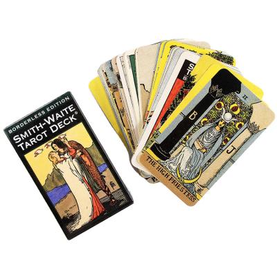 China Factory Custom Printing Smith-Waite Oracle Edition Cheap Tarot Entertainment Tarot Cards Borderless Tarot Cards for sale