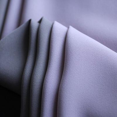 China 100% Shrink-Resistant Recycle Chiffon Fabric / RPET Eco-friendly 75D Imitated Habijabi Mess Chiffon Silk Fabric for sale