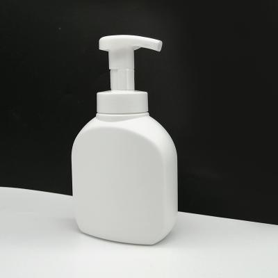 China Hand wash bottles 300Ml pe plastic foam liquid soap pump dispenser bottle suppliers for hand wash for sale