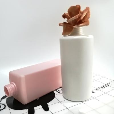 China BEAUTY PACKAGING Private Label Unique Plastic Pump Square Empty White Pink Round Bottles Luxury Shampoo Bottle for sale