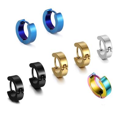 China Hiphop Surface Polishing Clip On Ear Clip Unisex Ears Piercing Products for sale