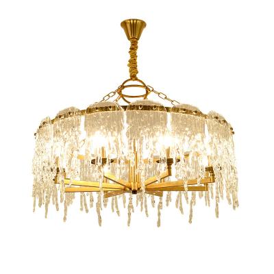 China New Modern Luxury Glass Postmodern Designer Glass Postmodern Chandelier New Chandelier Bedroom Living Room Dining Room OEM/ODM Chandelier for sale