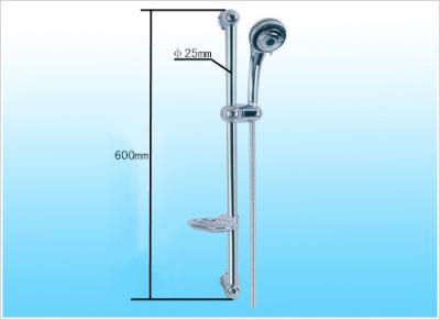 China Personal limpie toda la barra de desplazamiento plástica de la ducha del PDA de la configuración plateada con acero inoxidable en venta