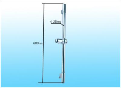 China Het zilverachtige ABS Plastic Chroom plateerde de hoge Glijdende Bar van de einddouche, douche hoofdtoebehoren Te koop