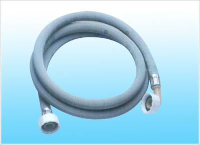 China Gray Metallic PVC Shower Hose , Bathroom Stainless Braided Hose for sale