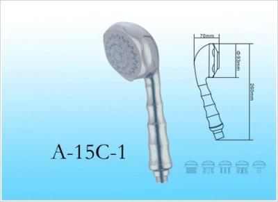 China Het masseren plateerde Chroomwater Bewarend 3 Hoofden van de Functiedouche met Handbediend Douchehoofd Te koop