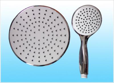 China Massaging Bathroom 1 Function Overhead Shower Head Set Water Saving With chrome plated for sale