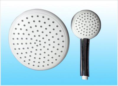 China Bathroom Rain Plated Chromed 1 Function Overhead Shower Head Set  , Abs Water Saving Spray for sale