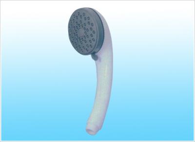 China Massaging Multi Function White  Shower Head , Adjustable Portable Handheld Shower Head for sale