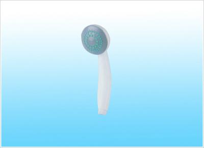 China White ABS Portable Single Function Shower Head Water Saving For Bathroom for sale