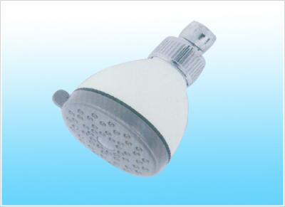 China Massaging Water Saving Overhead Shower Head White With Saturating Spray 2 Function for sale