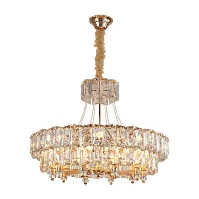 China Crystal Chandelier Pendant Light European Style Living Room Dining Room Light Luxury Modern Bedroom Villa Lamp for sale