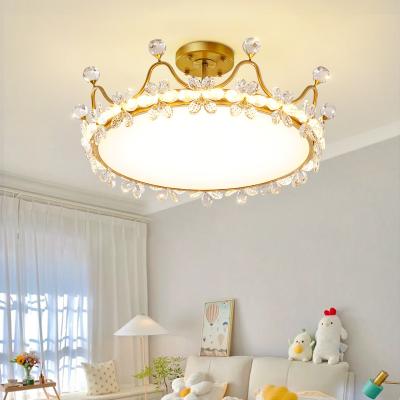 China Modern Led Crystal Chandelier Ceiling Lamp Bedroom Chandelier Ceiling Light Luxury Romantic Nordic Simple Modern New Lamp for sale