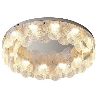 China Modern Mondern Kitchen Living Room Round Pendant Lights Crystal Led Ceiling Lights for sale