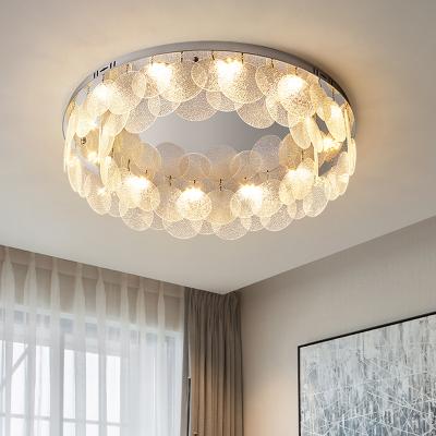 China Modern Mondern Kitchen Living Room Round Pendant Lights Crystal Led Ceiling Lights for sale