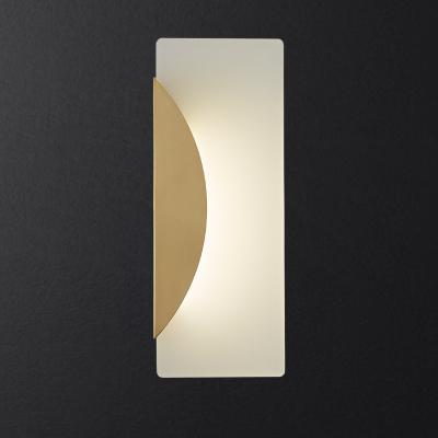 China Modern hot sale all living room bedroom bedroom Nordic copper bedside led lamp for hotel decoration indoor wall lamp for sale