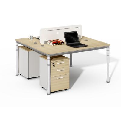 China Modern Home Office Furniture Modern Single Person Work Table PC Compartment Modular Wooden Computer Workstation 1 for sale