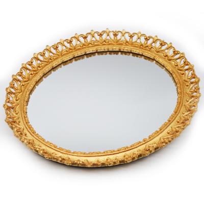 China Wholesale Vintage Metal Frame Mirror Tray for Hotel or Home for sale