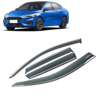 China Acrylic For FORD Focus 2004-2022 Car Window Sun Rain Shade Visors Shield Shelter Protector Cover Trim Frame Sticker Exterior Accessories for sale