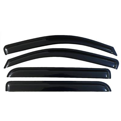 China Acrylic For Chevrolet Silverado 1500 2500 3500 Chevy Black Tinted Car Side Window Visor Guard Vent Shelters Rain Guard Door Ventvisor for sale