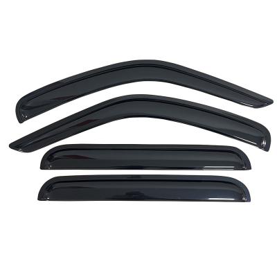 China Acrylic For Jeep Liberty 2002-2014 Auto Side Window Wind Deflectors Visors Black Rain Guard Door Visor Vent Shades Dark Smoke Ventvisor for sale