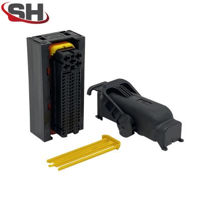 China Waterproof Car Automobile Connector 81 Hole ECU Computer Control System Panel End Socket 81P Connector for sale