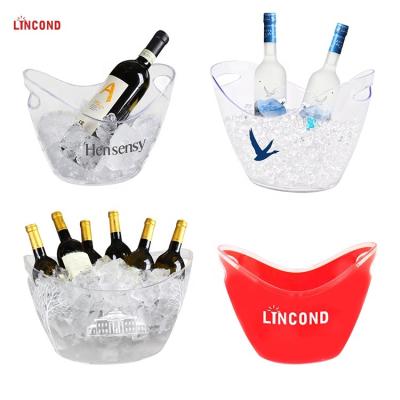 China 3L/8L/12L Big Beer Promotional Cheap Plastic Wholesale Beer Ice Bucket Long Lasting Plastic For Bar Party for sale