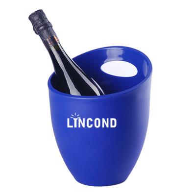 China Wholesale durable plastic ice bucket factory pp champagne bucket wine ice bucket for sale